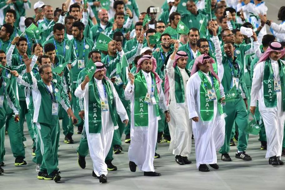Prettamente maschile la squadra dell&#39;Arabia Saudita